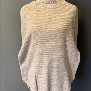 Pink Clover Women's Light Tan Crew Neck Sweater